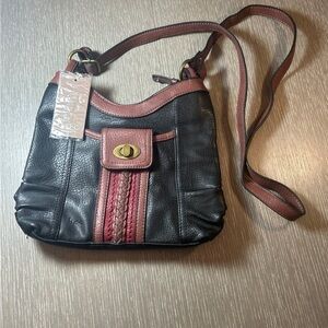boc Black and Pink Crossbody Bag
